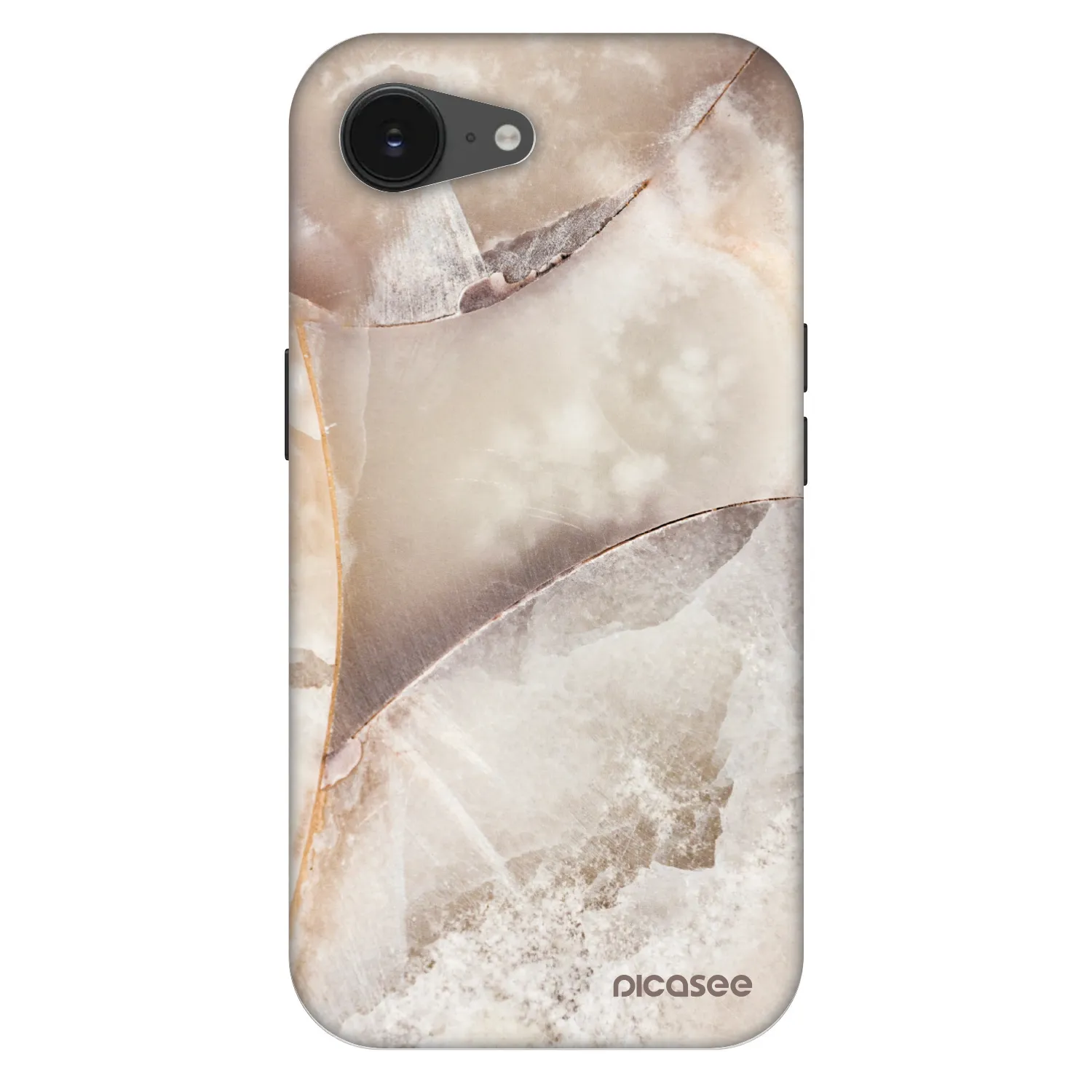 Picasee Fashion Case MagSafe για Apple iPhone 16e - Cream marble