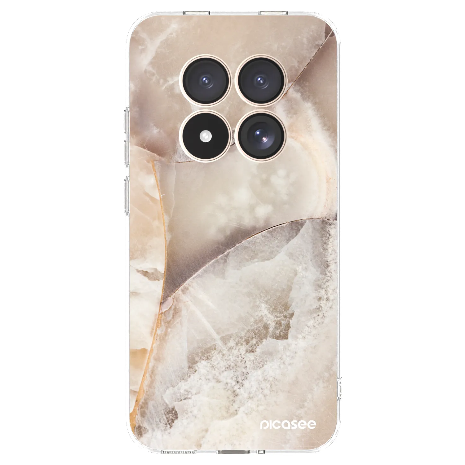Picasee διαφανής θήκη σιλικόνης Xiaomi Redmi Note 15 Pro 4G - Cream marble