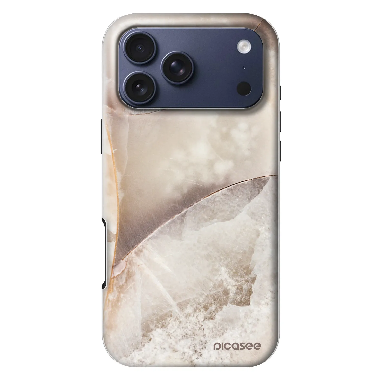 Picasee Fashion Case MagSafe για Apple iPhone 18 Pro Max - Cream marble