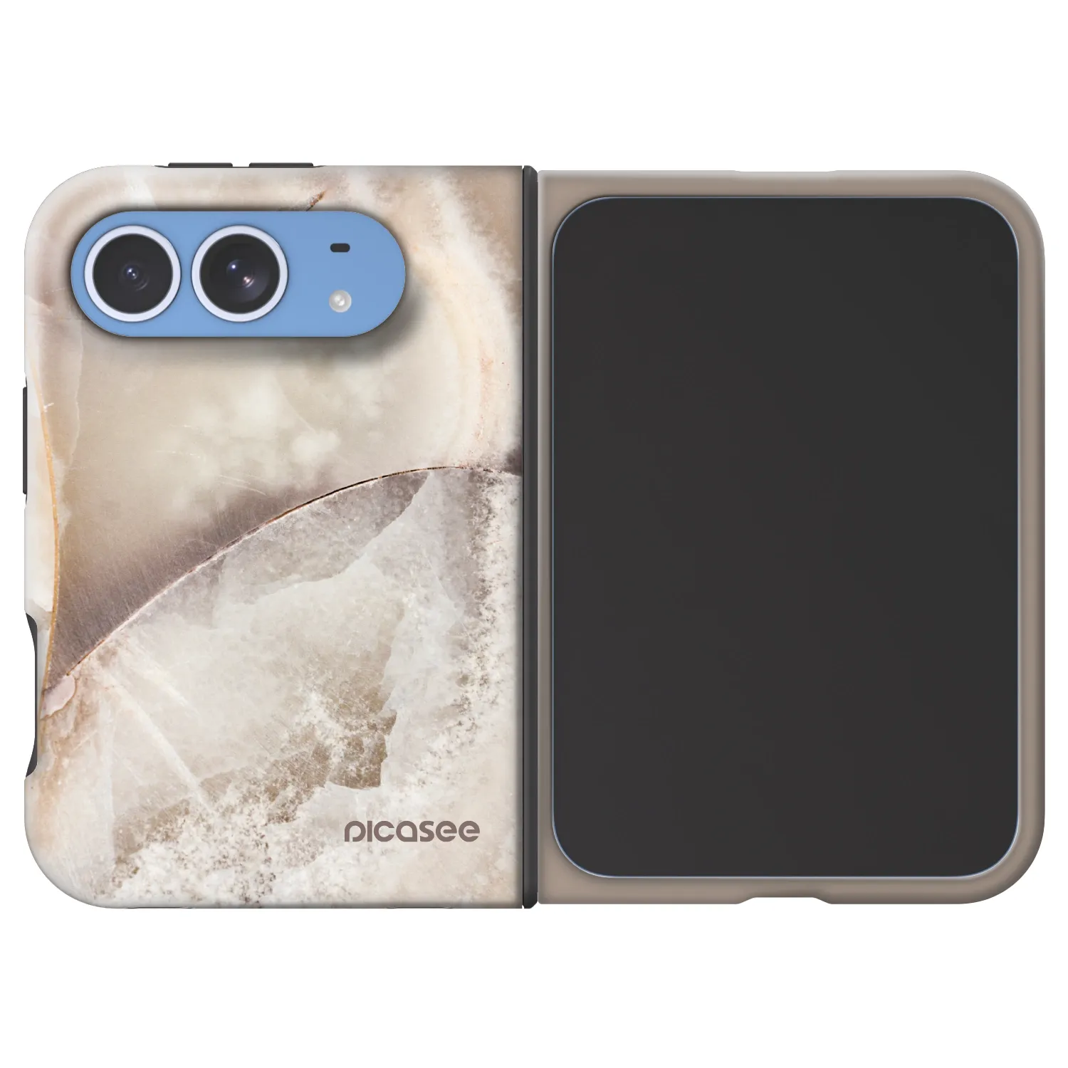 Picasee Fashion Case MagSafe για Apple iPhone Duo - Cream marble