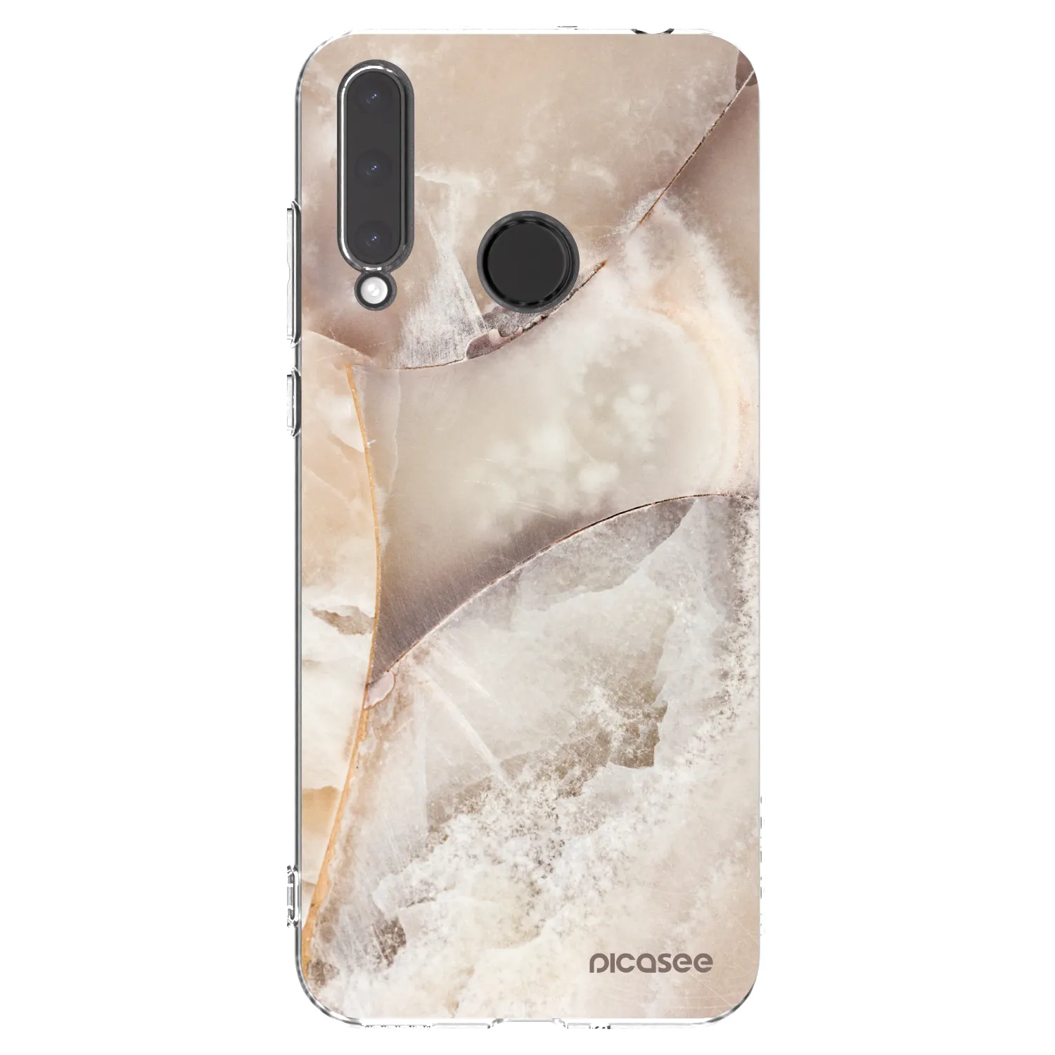 Picasee διαφανής θήκη σιλικόνης Honor 20 Lite - Cream marble