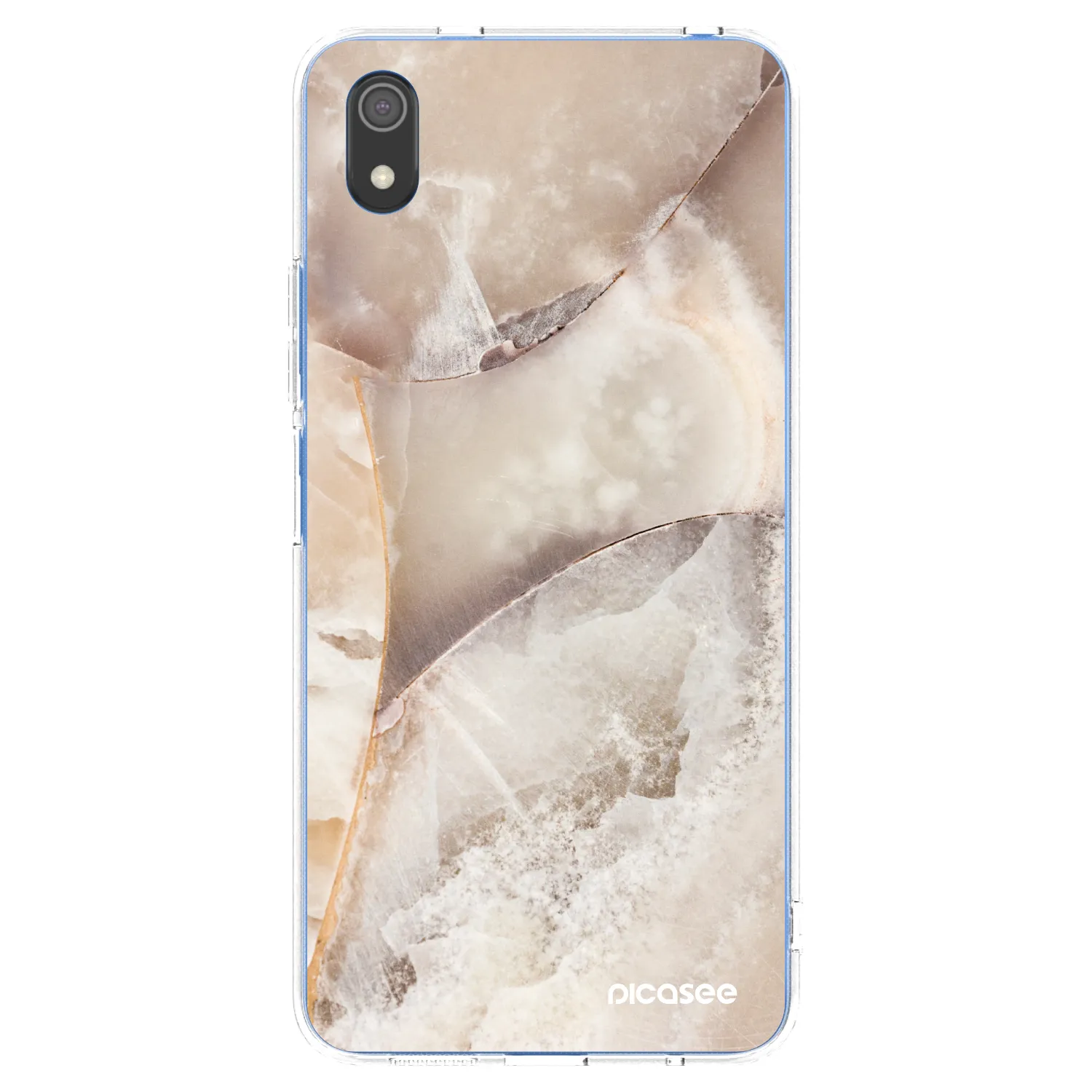 Picasee διαφανής θήκη σιλικόνης Xiaomi Redmi 7A - Cream marble