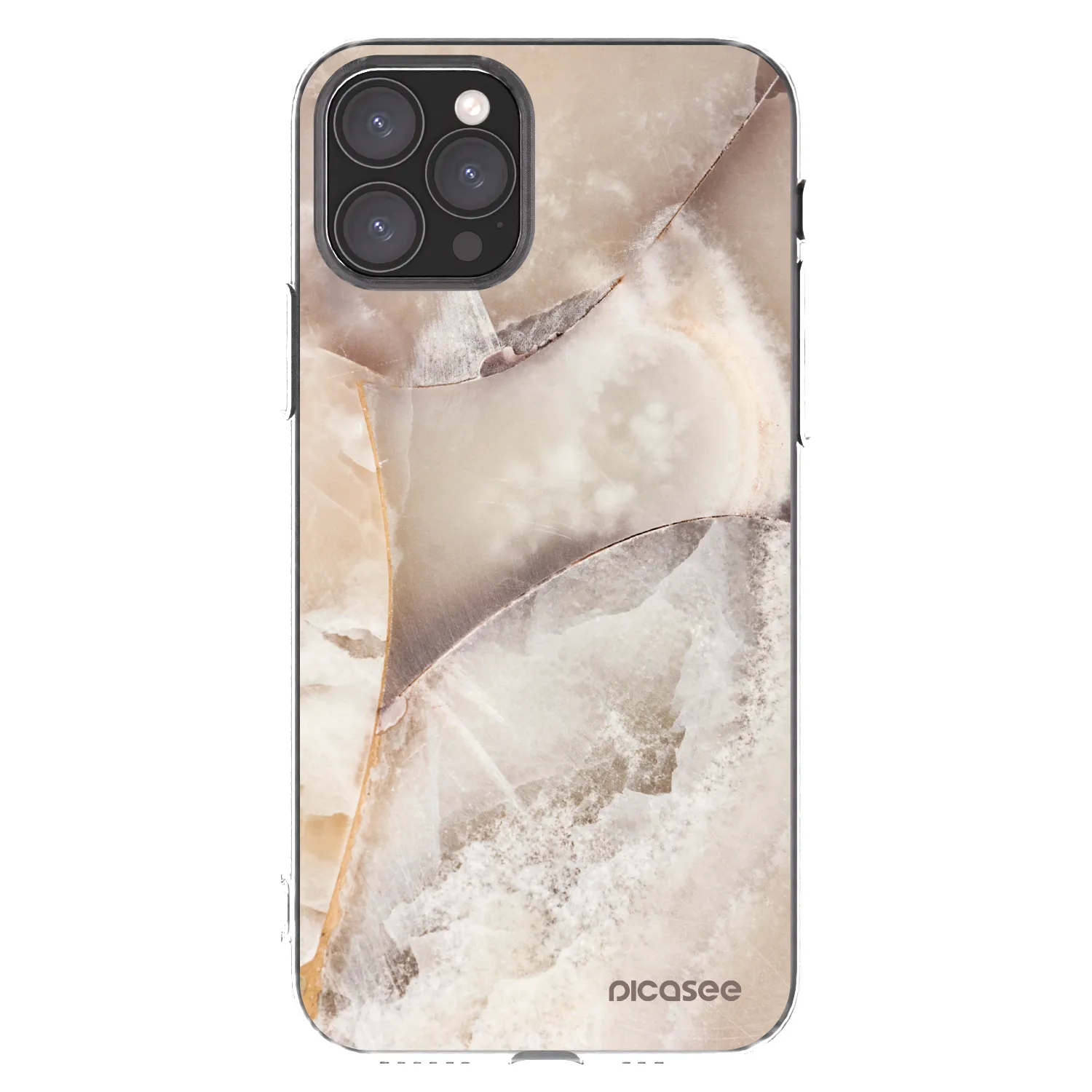 Picasee διαφανής θήκη σιλικόνης Apple iPhone 11 Pro - Cream marble