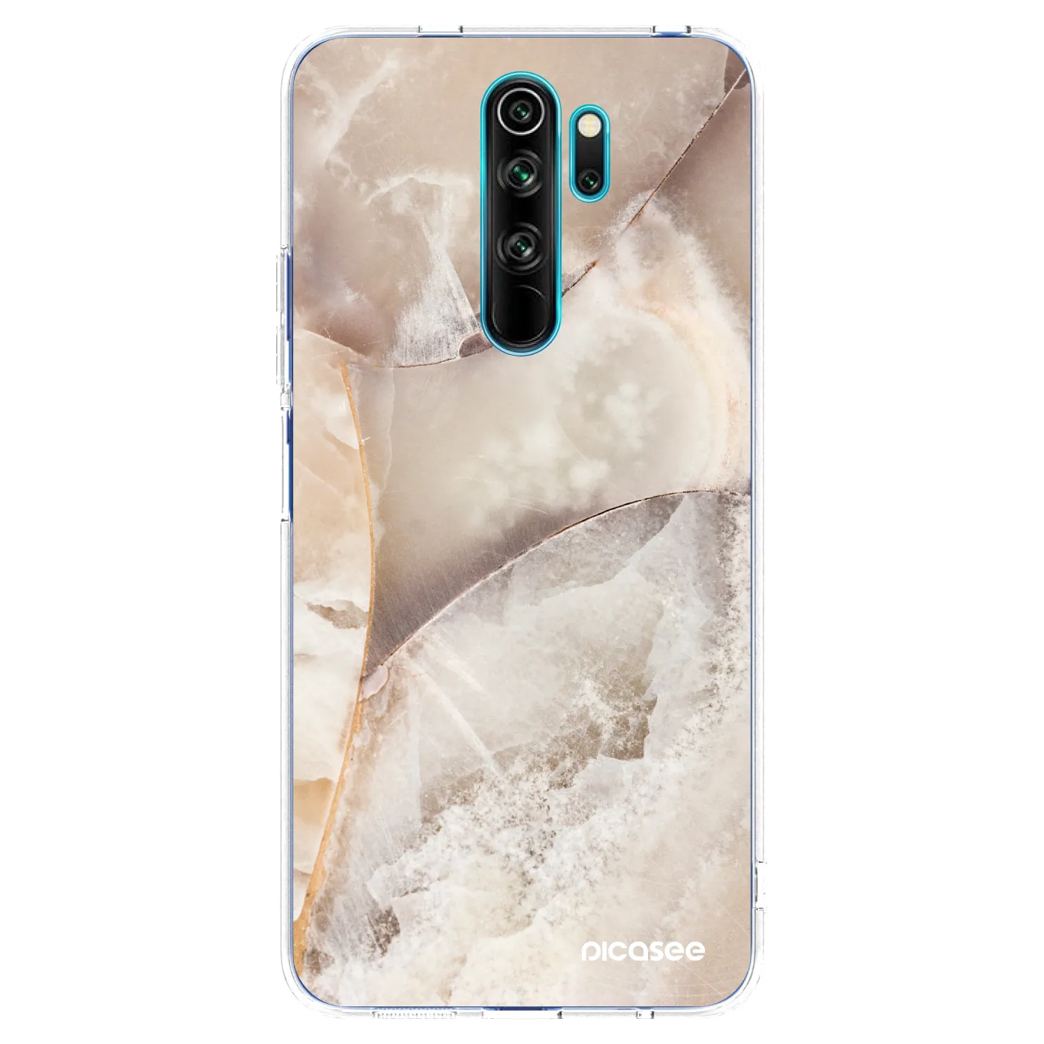 Picasee διαφανής θήκη σιλικόνης Xiaomi Redmi Note 8 Pro - Cream marble