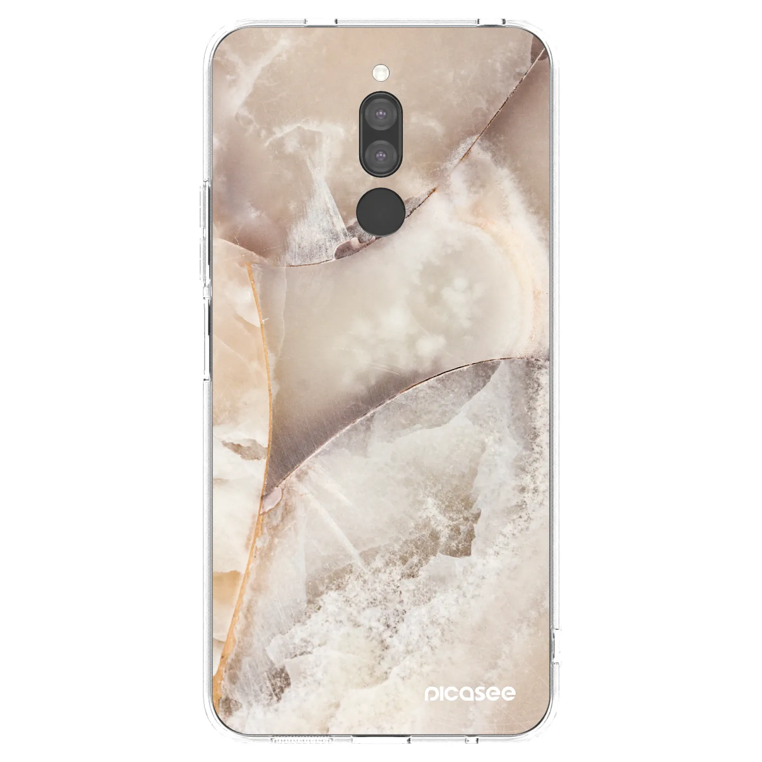 Picasee διαφανής θήκη σιλικόνης Xiaomi Redmi 8 - Cream marble