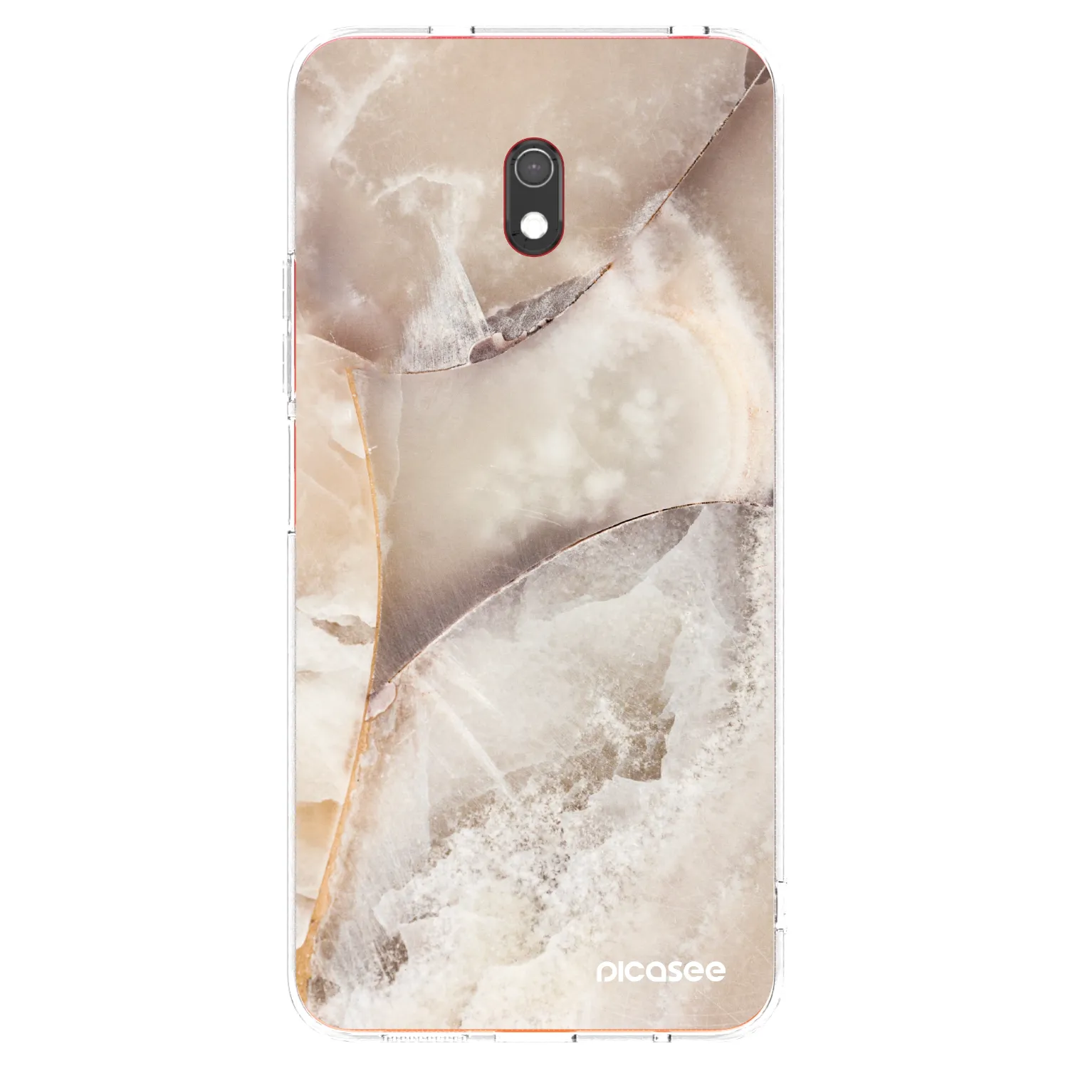 Picasee διαφανής θήκη σιλικόνης Xiaomi Redmi 8A - Cream marble
