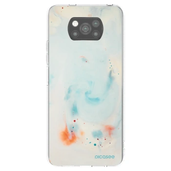 Picasee Μαύρη θήκη σιλικόνης για Xiaomi Poco X3 - Splash