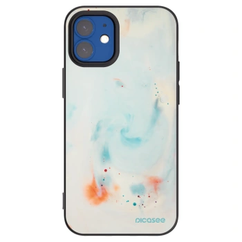 Picasee Μαύρη θήκη σιλικόνης για Apple iPhone 12 mini - Splash