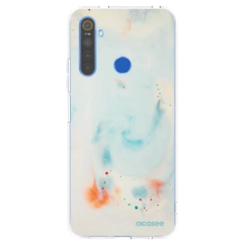 Picasee διαφανής θήκη σιλικόνης Realme 5 - Splash
