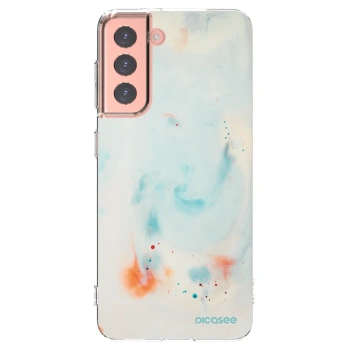 Picasee διαφανής θήκη σιλικόνης Samsung Galaxy S21 5G G991B - Splash