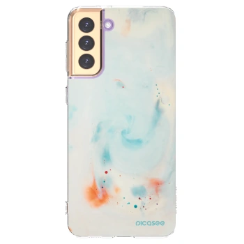 Picasee διαφανής θήκη σιλικόνης Samsung Galaxy S21+ 5G G996F - Splash