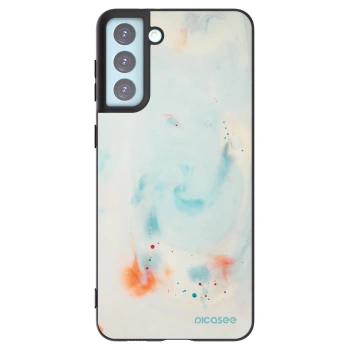 Picasee Μαύρη θήκη σιλικόνης για Samsung Galaxy S21+ 5G G996F - Splash
