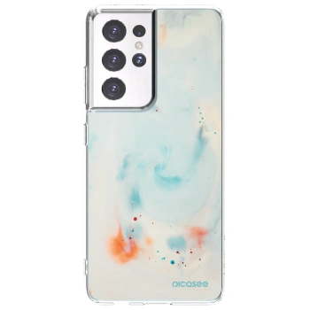 Picasee διαφανής θήκη σιλικόνης Samsung Galaxy S21 Ultra 5G G998B - Splash