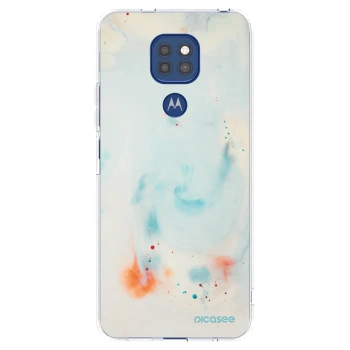 Picasee διαφανής θήκη σιλικόνης Motorola Moto G9 Play - Splash