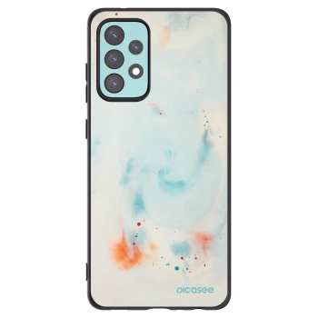 Picasee Μαύρη θήκη σιλικόνης για Samsung Galaxy A72 A725F - Splash