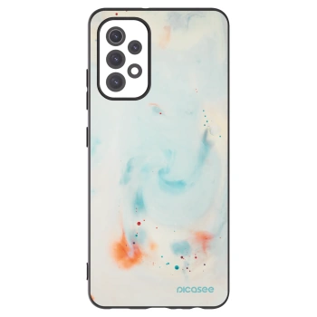 Picasee Μαύρη θήκη σιλικόνης για Samsung Galaxy A32 5G A326B - Splash