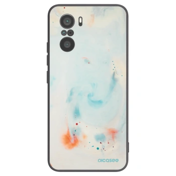 Picasee Μαύρη θήκη σιλικόνης για Xiaomi Poco F3 - Splash