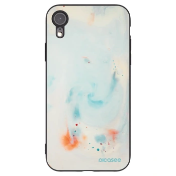 Picasee Μαύρη θήκη σιλικόνης για Apple iPhone XR - Splash