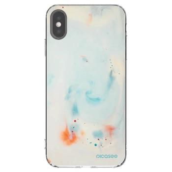 Picasee διαφανής θήκη σιλικόνης Apple iPhone XS Max - Splash