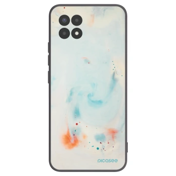 Picasee Μαύρη θήκη σιλικόνης για Realme 8i - Splash