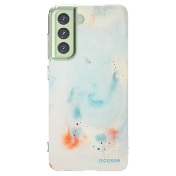 Picasee διαφανής θήκη σιλικόνης Samsung Galaxy S21 FE 5G - Splash