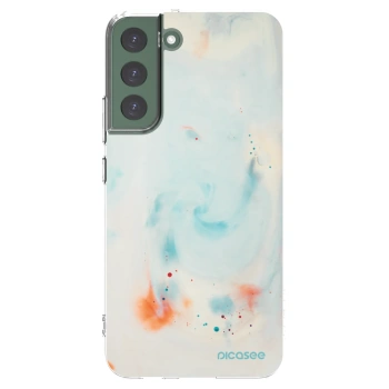 Picasee διαφανής θήκη σιλικόνης Samsung Galaxy S22+ 5G - Splash