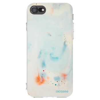 Picasee διαφανής θήκη σιλικόνης Apple iPhone SE 2022 - Splash