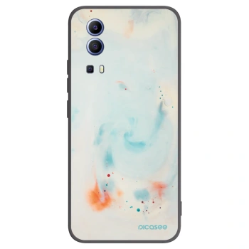 Picasee Μαύρη θήκη σιλικόνης για Vivo Y52 5G - Splash