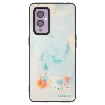 Picasee Μαύρη θήκη σιλικόνης για OnePlus 9 - Splash