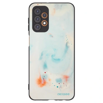 Picasee Μαύρη θήκη σιλικόνης για Samsung Galaxy A23 A236B 5G - Splash