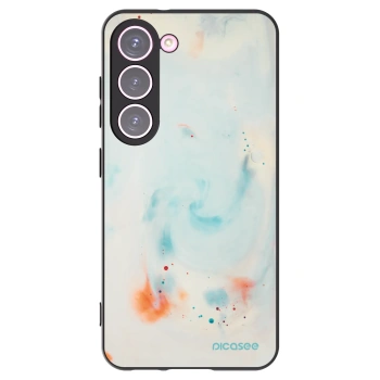 Picasee Μαύρη θήκη σιλικόνης για Samsung Galaxy S23 5G - Splash