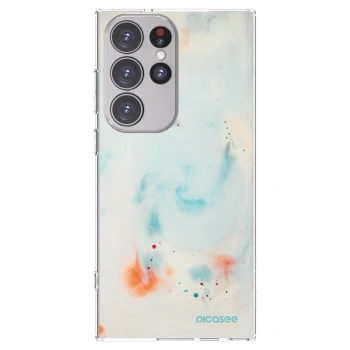 Picasee διαφανής θήκη σιλικόνης Samsung Galaxy S23 Ultra 5G - Splash