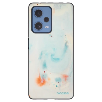 Picasee Μαύρη θήκη σιλικόνης για Xiaomi Redmi Note 12 Pro 5G - Splash