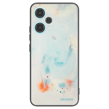 Picasee Μαύρη θήκη σιλικόνης για Xiaomi Poco F5 - Splash