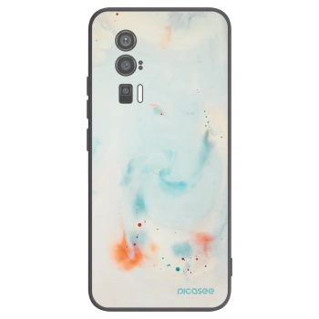Picasee Μαύρη θήκη σιλικόνης για Xiaomi Poco F5 Pro 5G - Splash