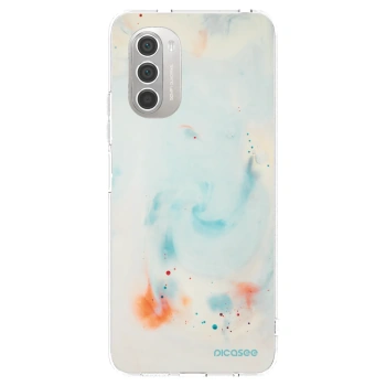 Picasee διαφανής θήκη σιλικόνης Motorola Moto G51 - Splash