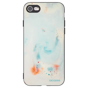 Picasee Μαύρη θήκη σιλικόνης για Apple iPhone 7 - Splash