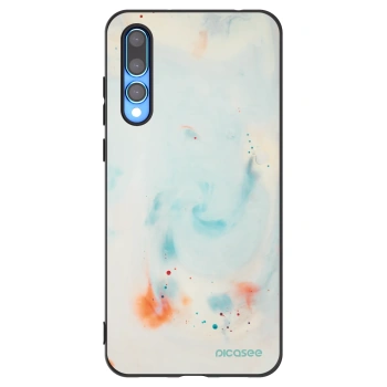 Picasee Μαύρη θήκη σιλικόνης για Huawei P20 Pro - Splash