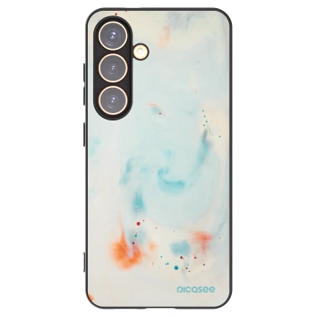 Picasee Μαύρη θήκη σιλικόνης για Samsung Galaxy S24 S921B 5G - Splash