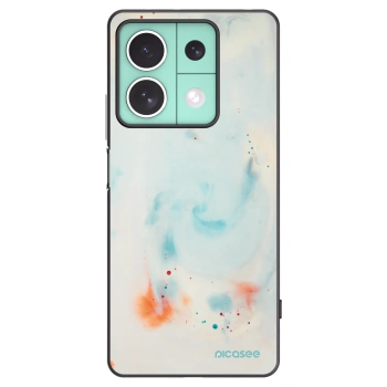 Picasee Μαύρη θήκη σιλικόνης για Xiaomi Redmi Note 13 5G - Splash
