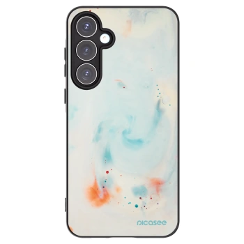 Picasee Μαύρη θήκη σιλικόνης για Samsung Galaxy A55 5G A556B - Splash