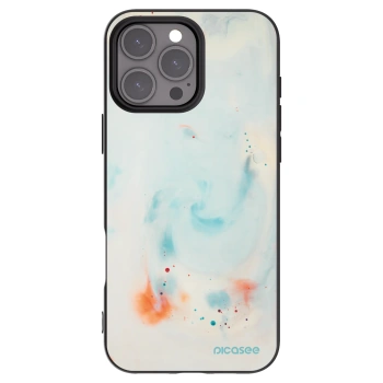 Picasee Μαύρη θήκη σιλικόνης για Apple iPhone 16 Pro Max - Splash