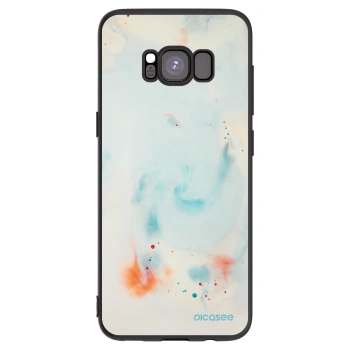 Picasee Μαύρη θήκη σιλικόνης για Samsung Galaxy S8 G950F - Splash