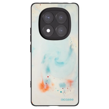Picasee Μαύρη θήκη σιλικόνης για Xiaomi Redmi Note 14 Pro 5G - Splash