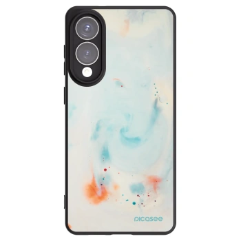 Picasee Μαύρη θήκη σιλικόνης για Samsung Galaxy S25 Edge 5G - Splash