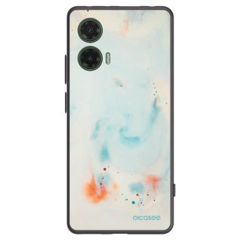 Picasee Μαύρη θήκη σιλικόνης για Motorola Moto G35 5G - Splash