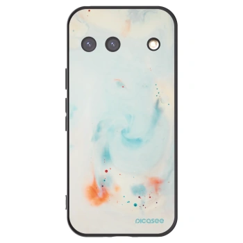 Picasee Μαύρη θήκη σιλικόνης για Google Pixel 9 - Splash