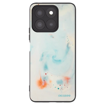 Picasee Μαύρη θήκη σιλικόνης για Honor X8c - Splash