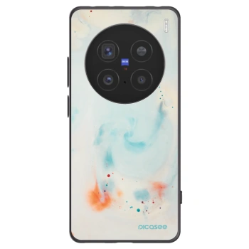 Picasee Μαύρη θήκη σιλικόνης για Vivo X200 Pro - Splash