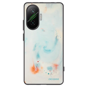 Picasee Μαύρη θήκη σιλικόνης για Xiaomi Poco F7 Pro 5G - Splash